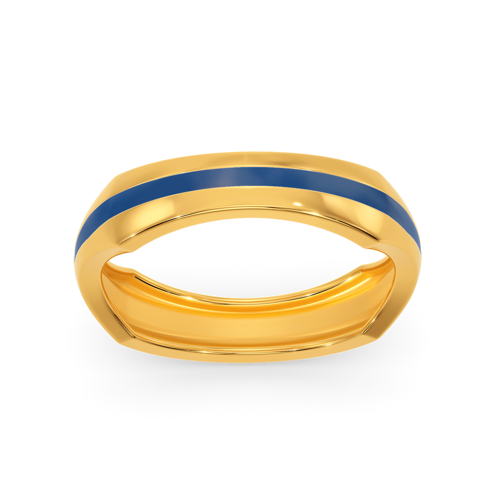 Glinted Art Gold Rings alternate view 3