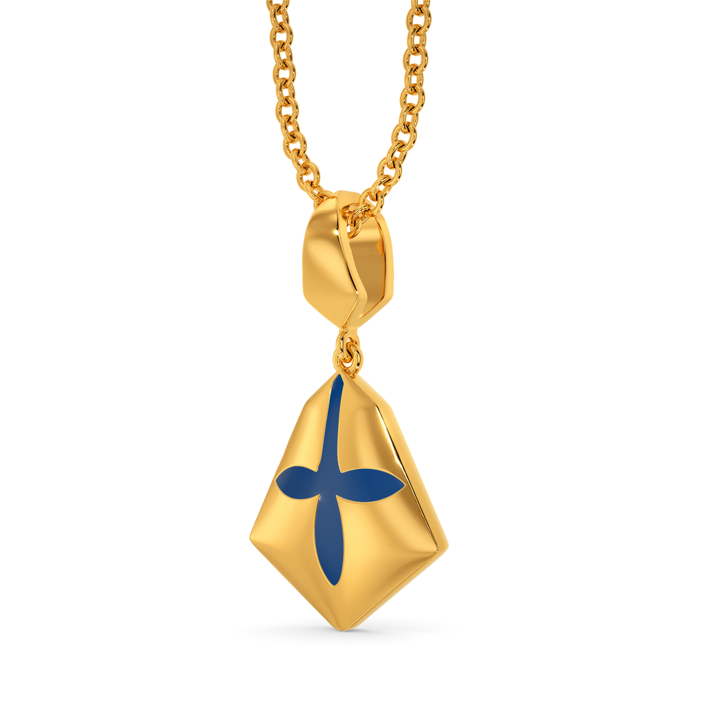 Glinted Art Gold Pendants