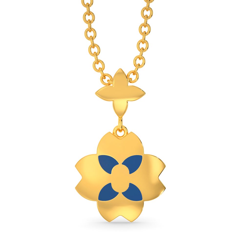 Denim Crush Gold Pendants