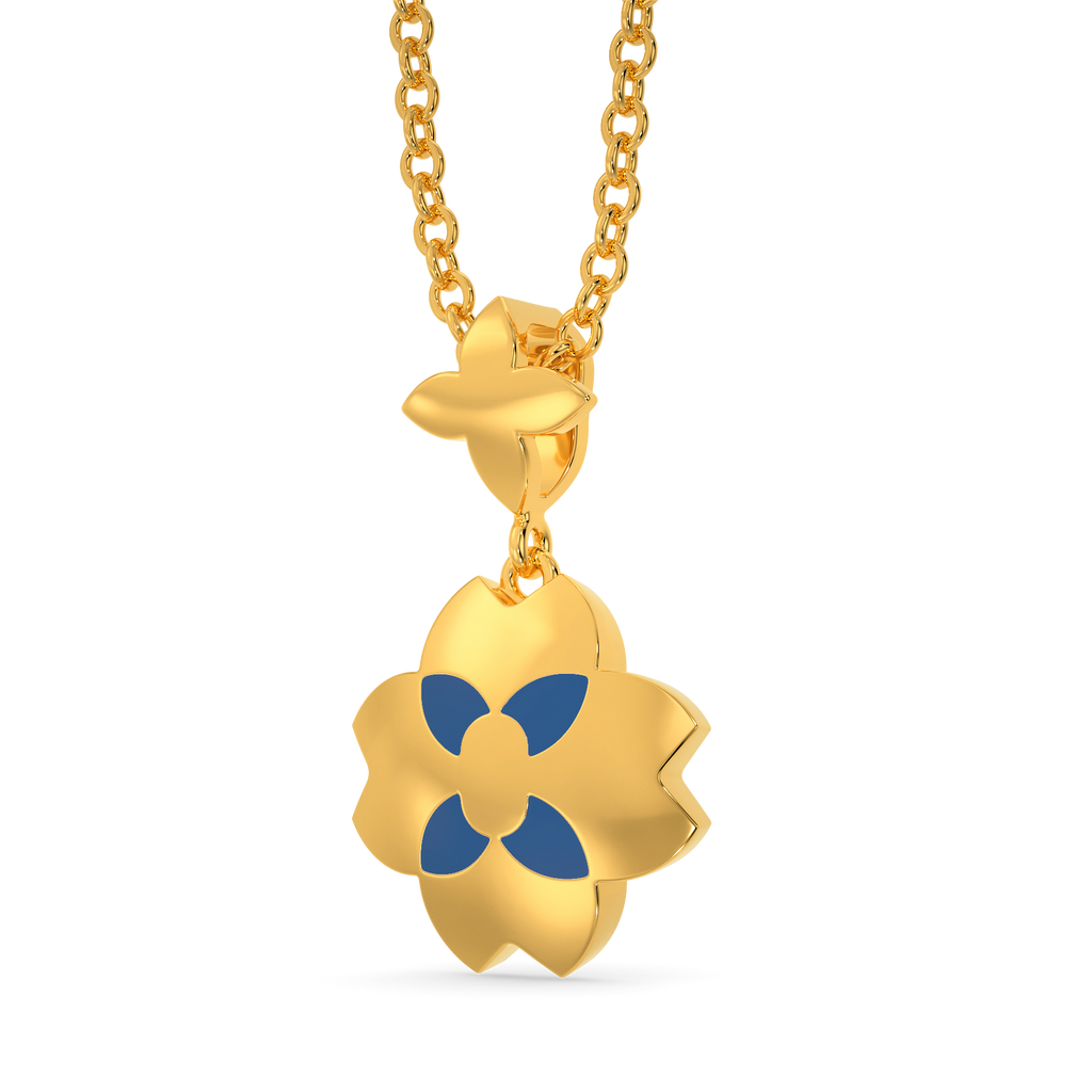 Denim Crush Gold Pendants