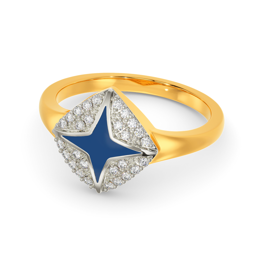 Denim Star Diamond Rings alternate view 2