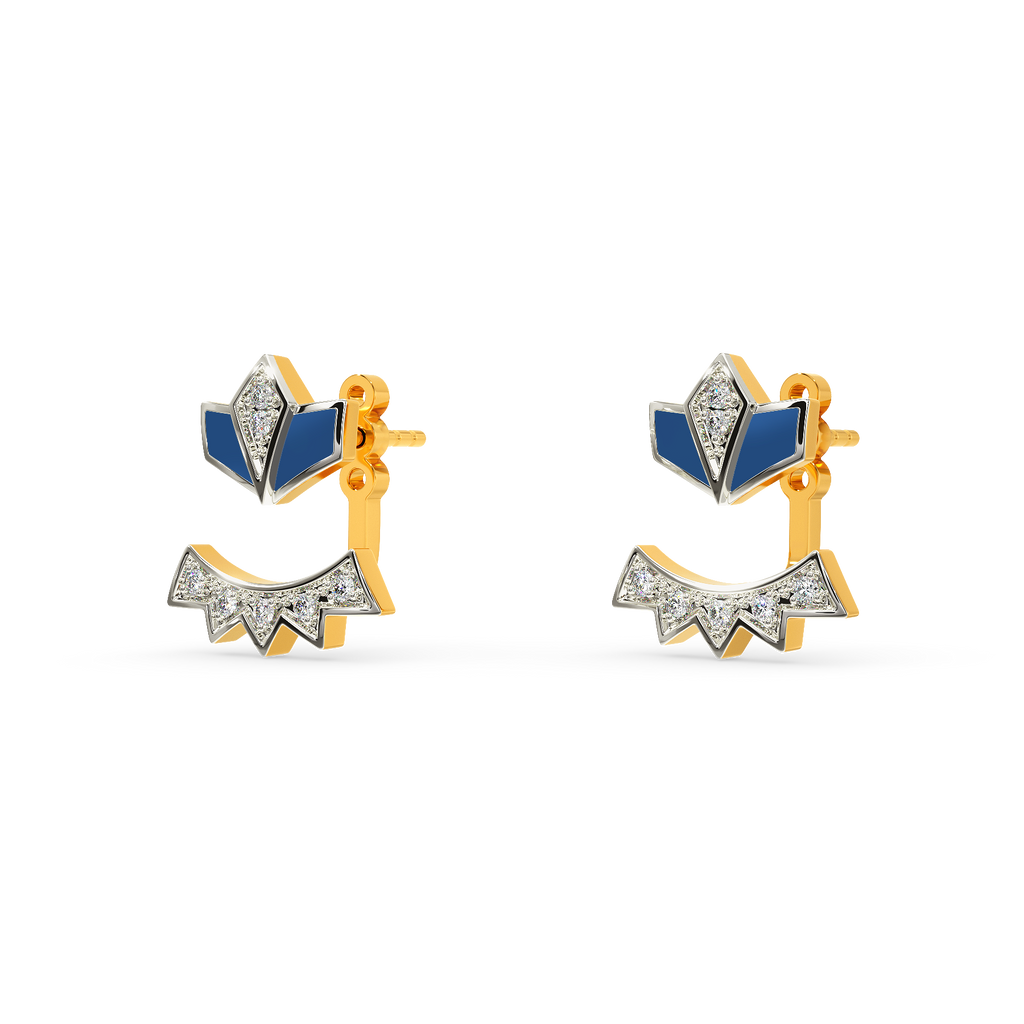 Rom Pom Diamond Earrings