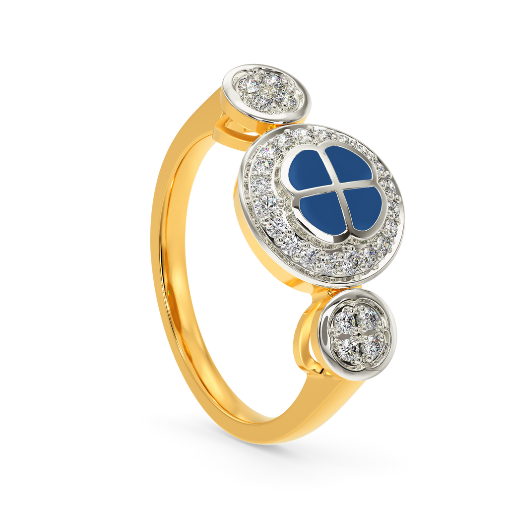 Dipped In Denim Diamond Rings image