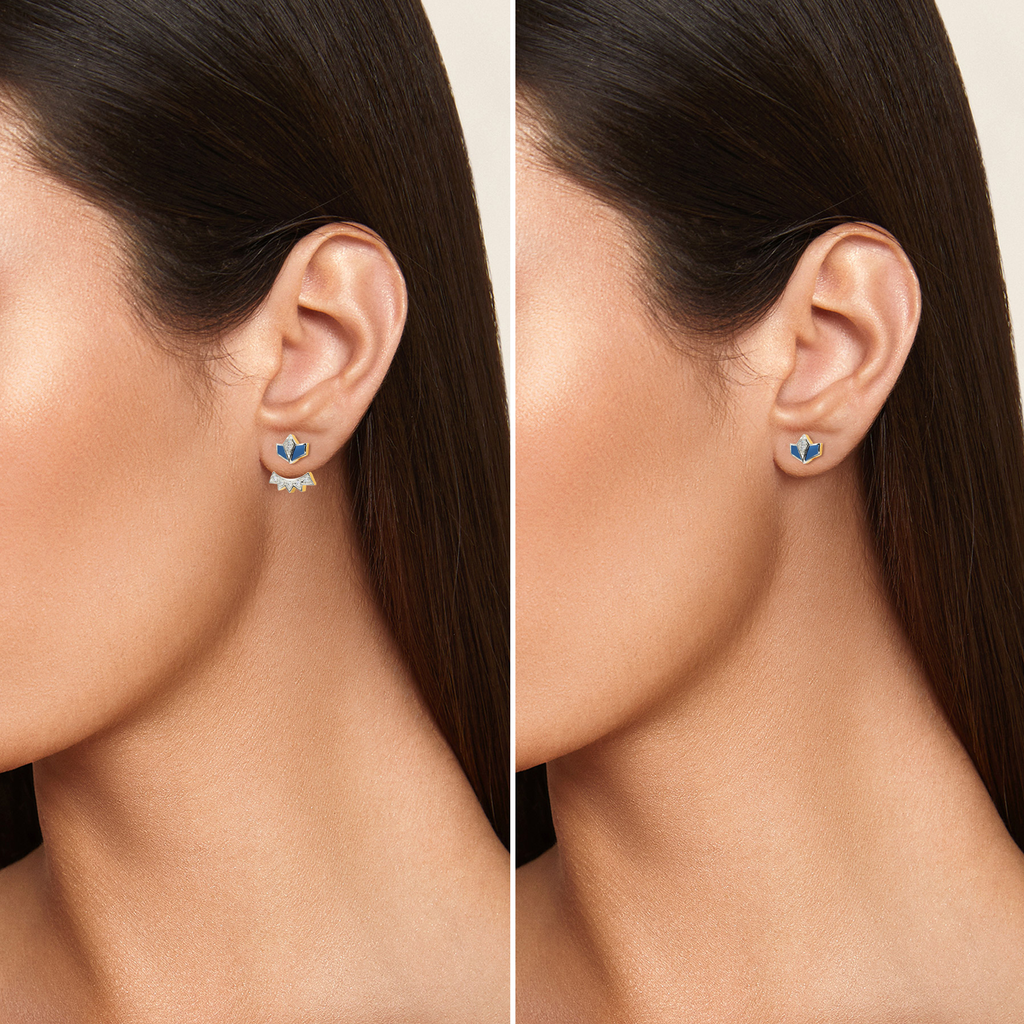 Rom Pom Diamond Earrings