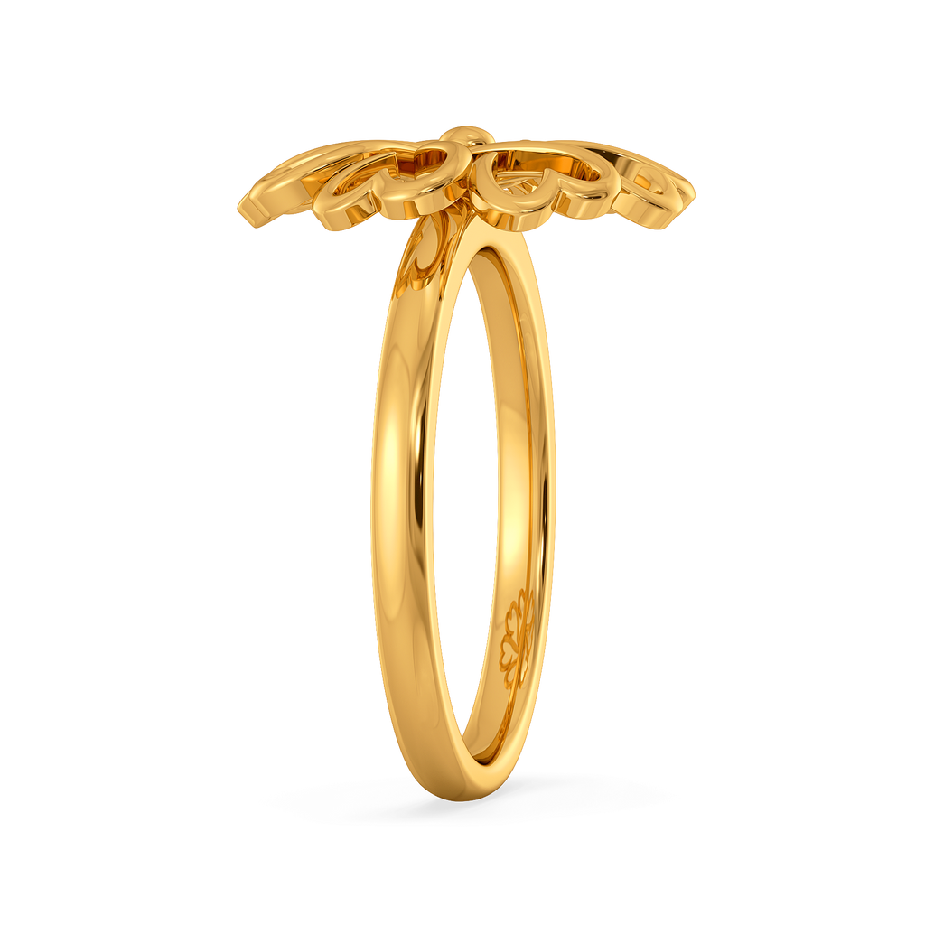 Party Florals Gold Rings image