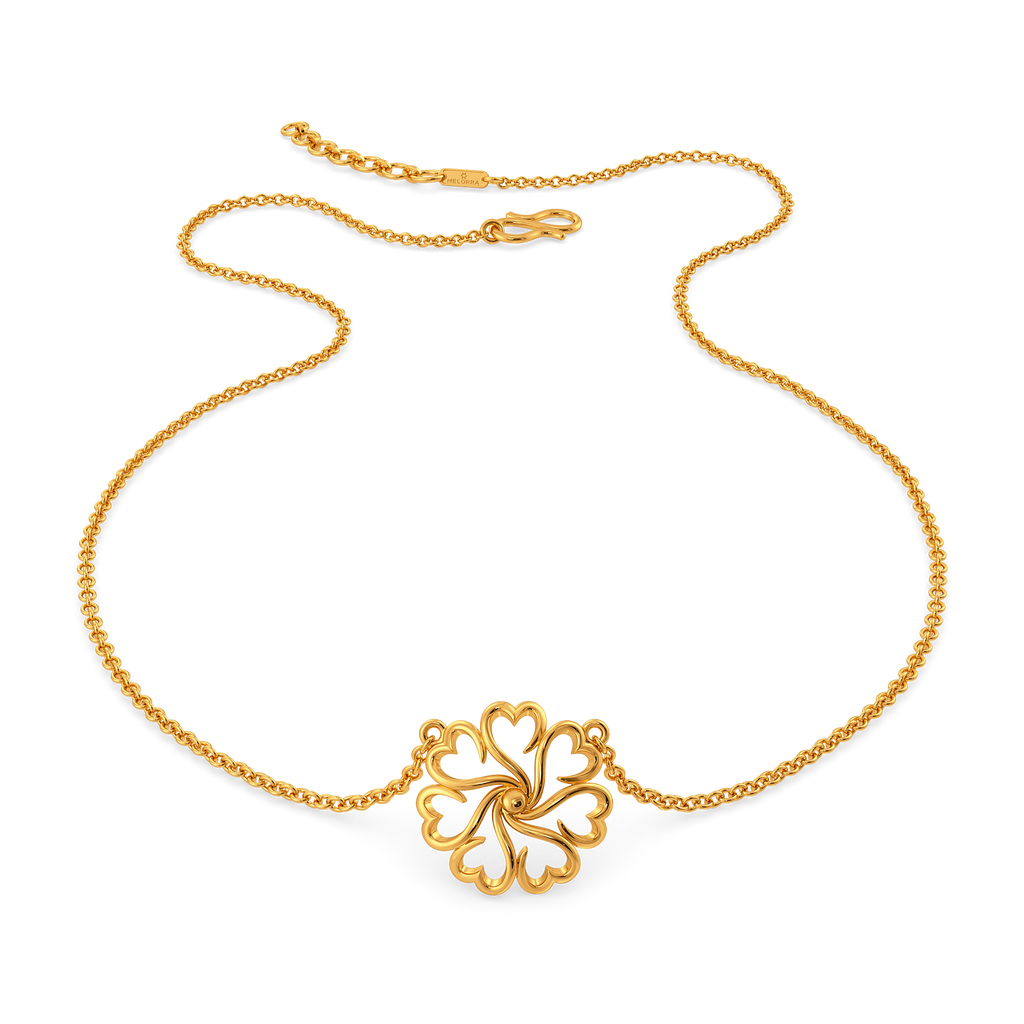 Party Florals Gold Necklaces