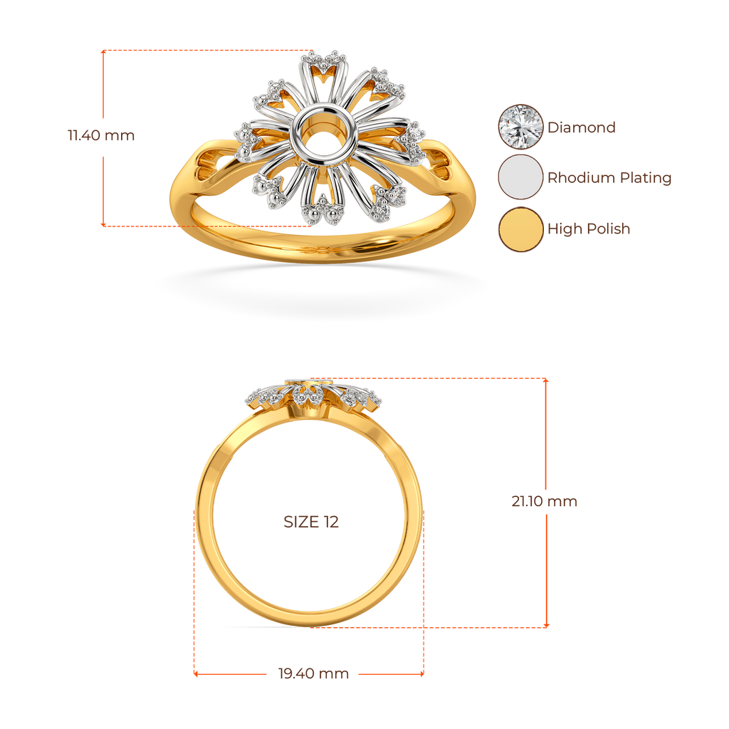 Iconic Bloom Diamond Rings image