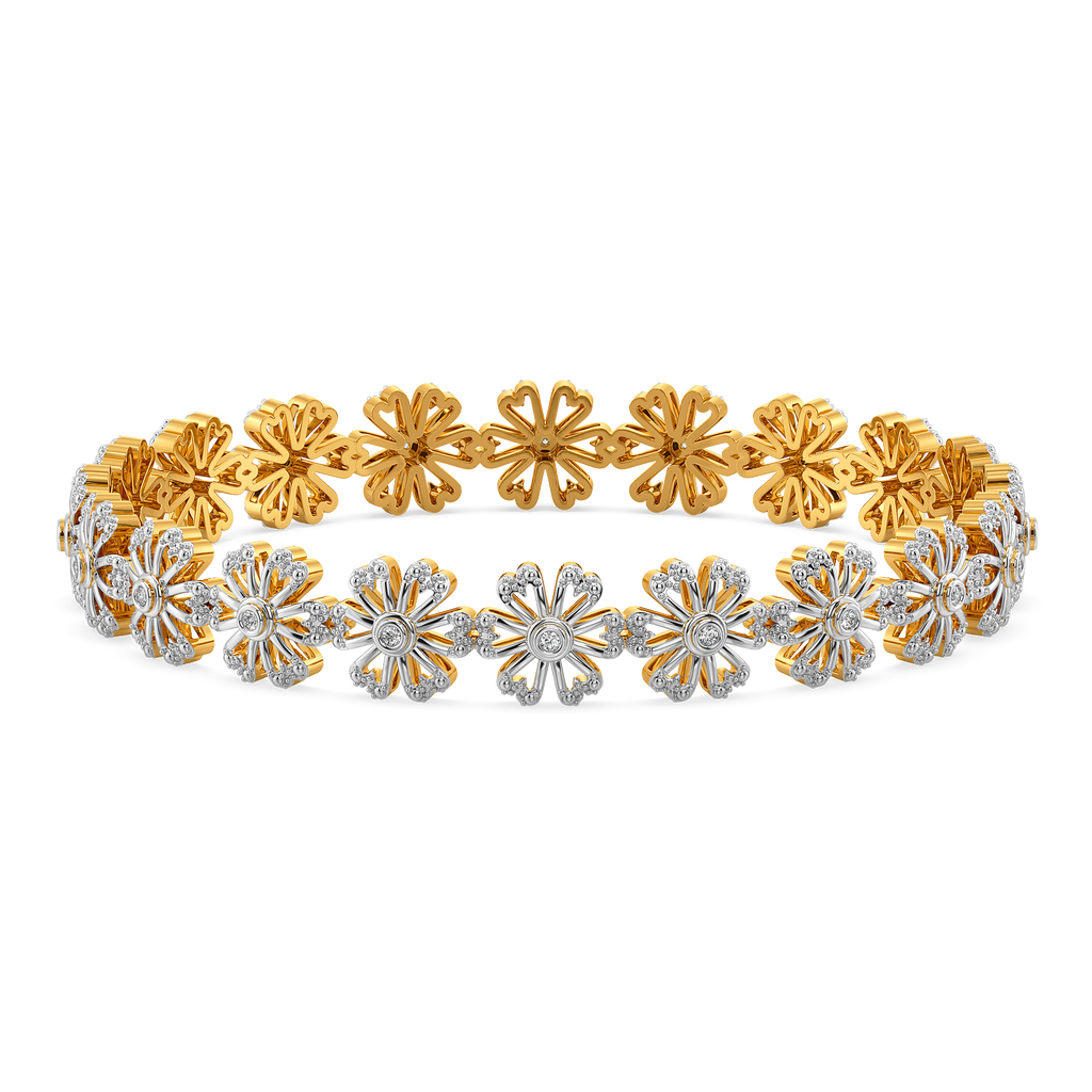 Iconic Bloom Diamond Bangles