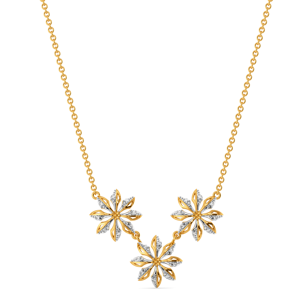 Blooms of Summer Diamond Necklaces
