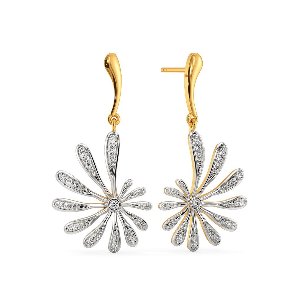 Powerful Flora Diamond Earrings