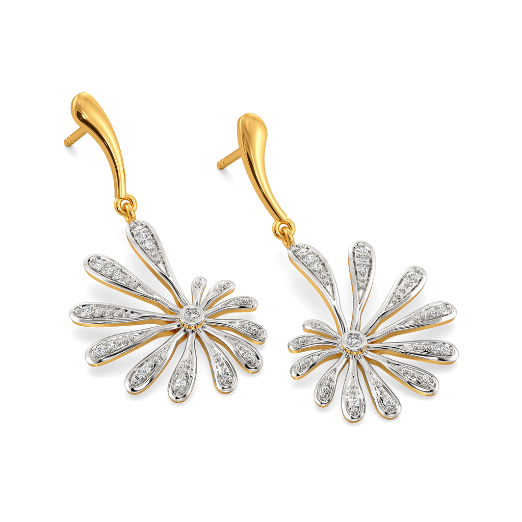 Powerful Flora Diamond Earrings