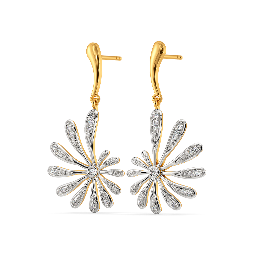 Powerful Flora Diamond Earrings