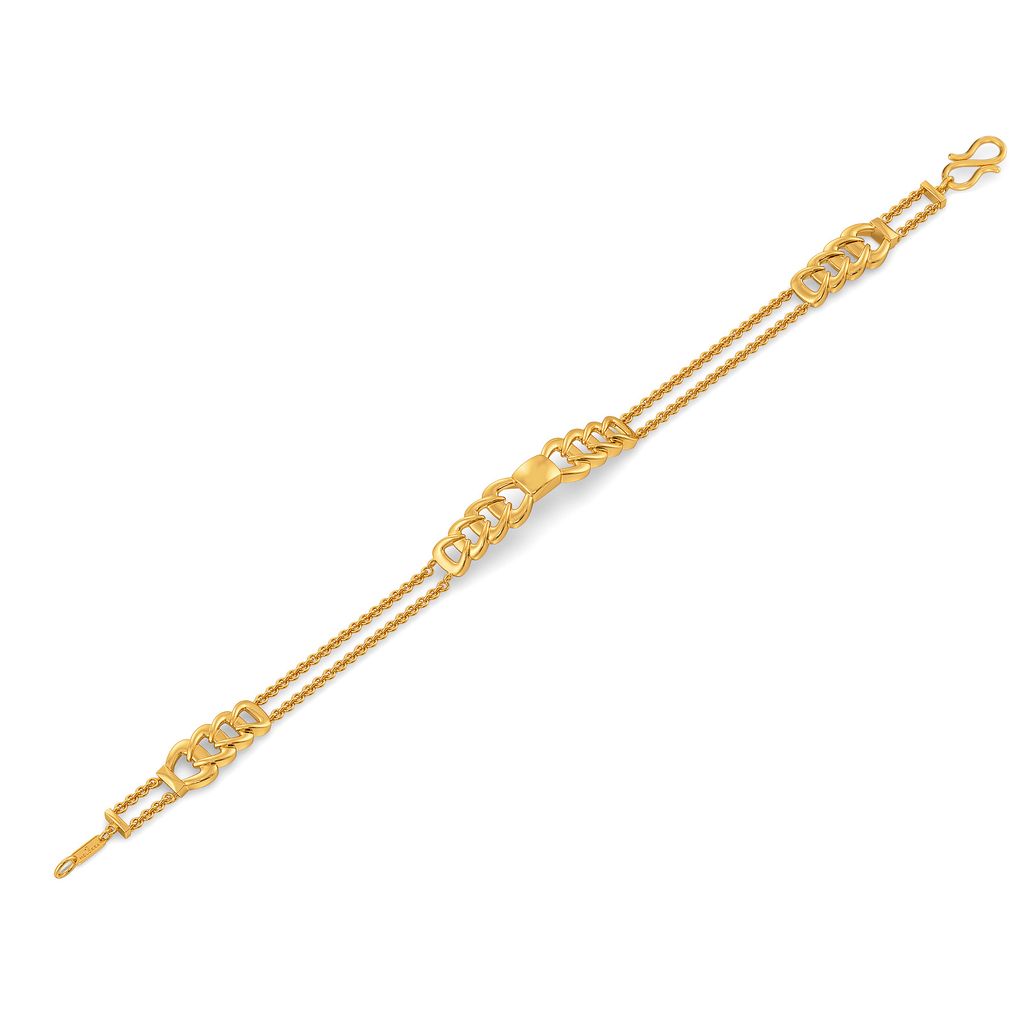 Buckle Up Gold Bracelets