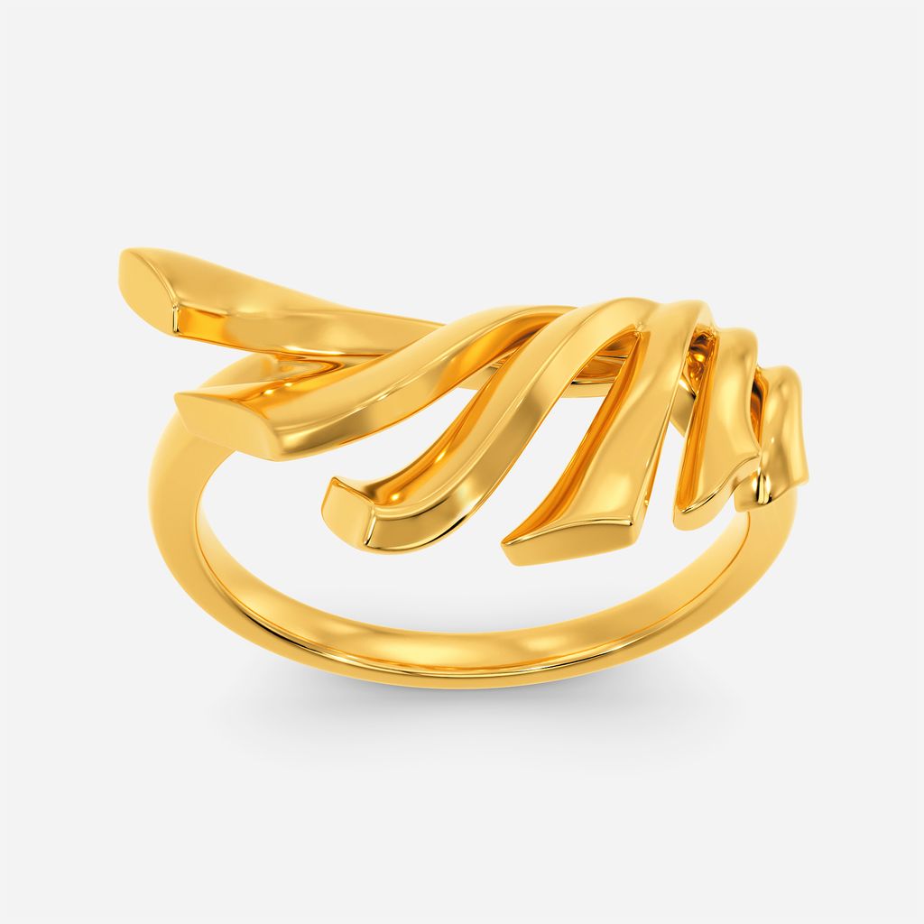 Unfurling Fins Gold Rings alternate view 3