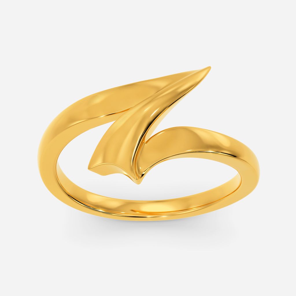 Finned Fairy Gold Rings alternate view 3