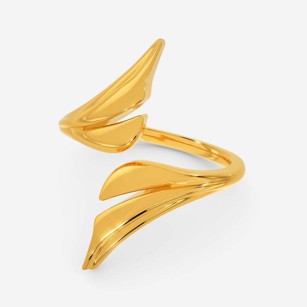 Whirlwind Gold Rings alternate view 2