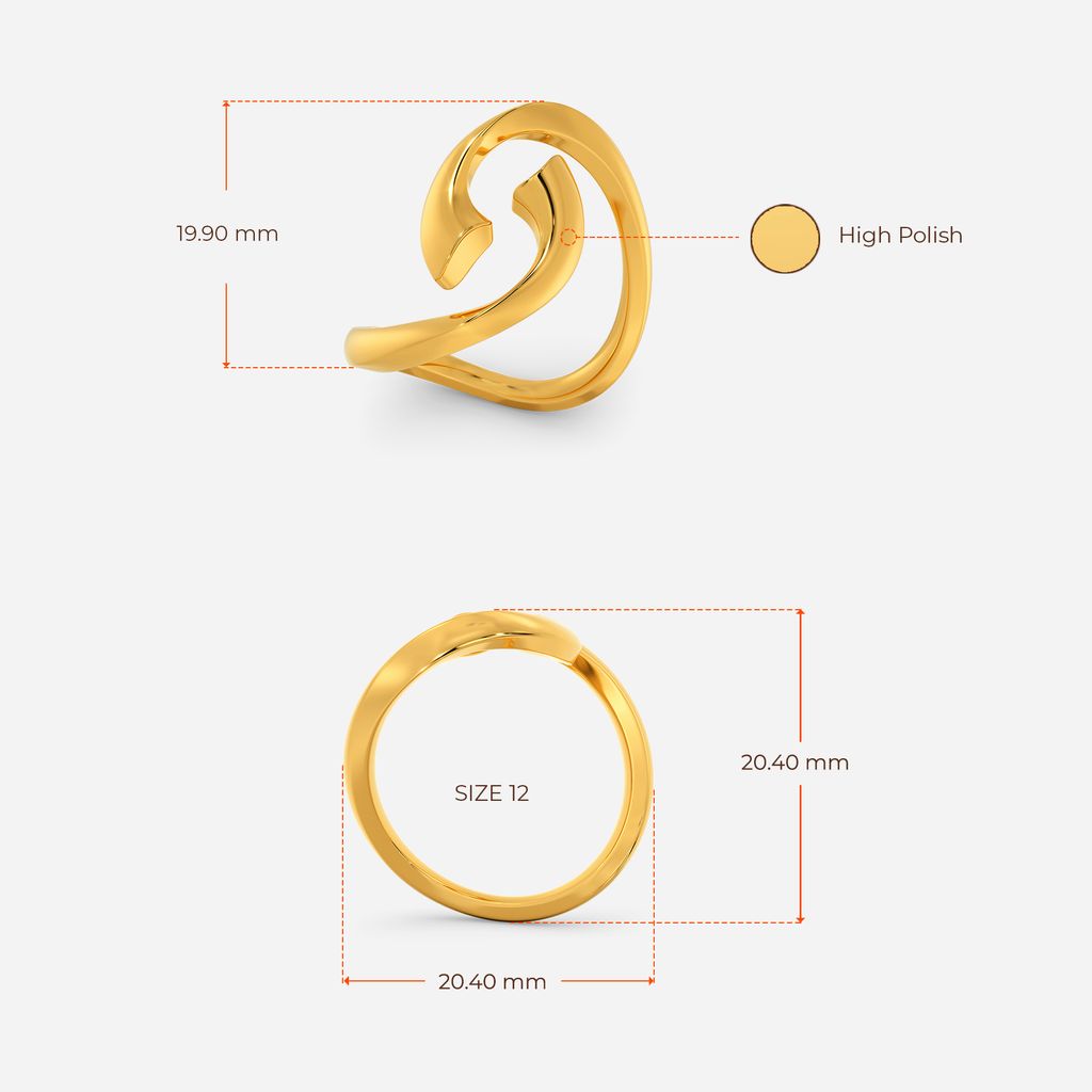 Temptation Gold Rings image