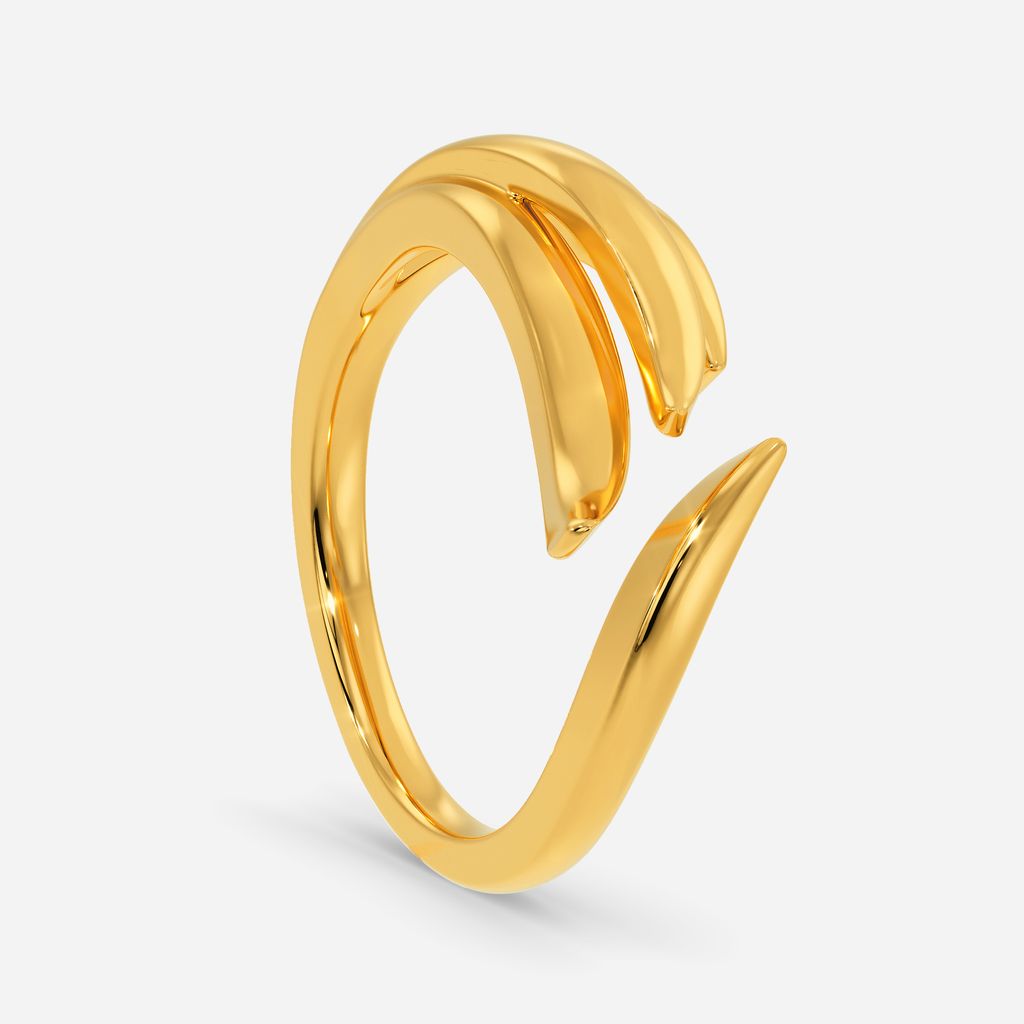 Sun Tail Mermaid Gold Rings image