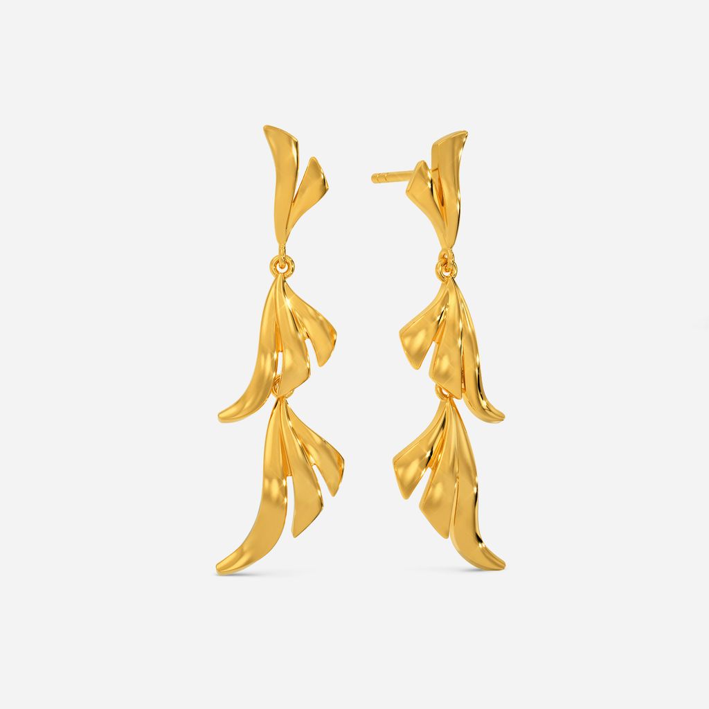 Mystic Beauty Gold Earrings