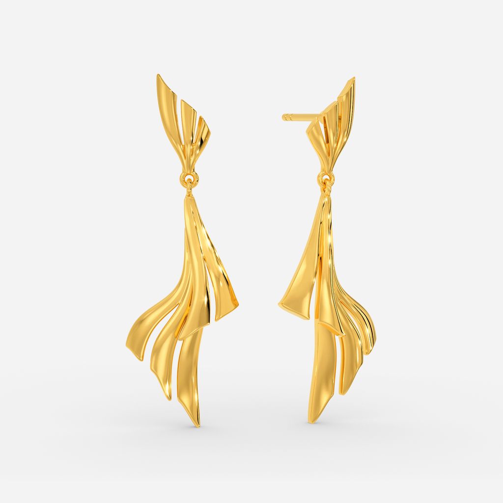 Sea Temptress Gold Earrings
