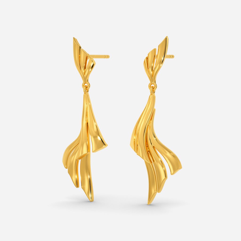 Sea Temptress Gold Earrings