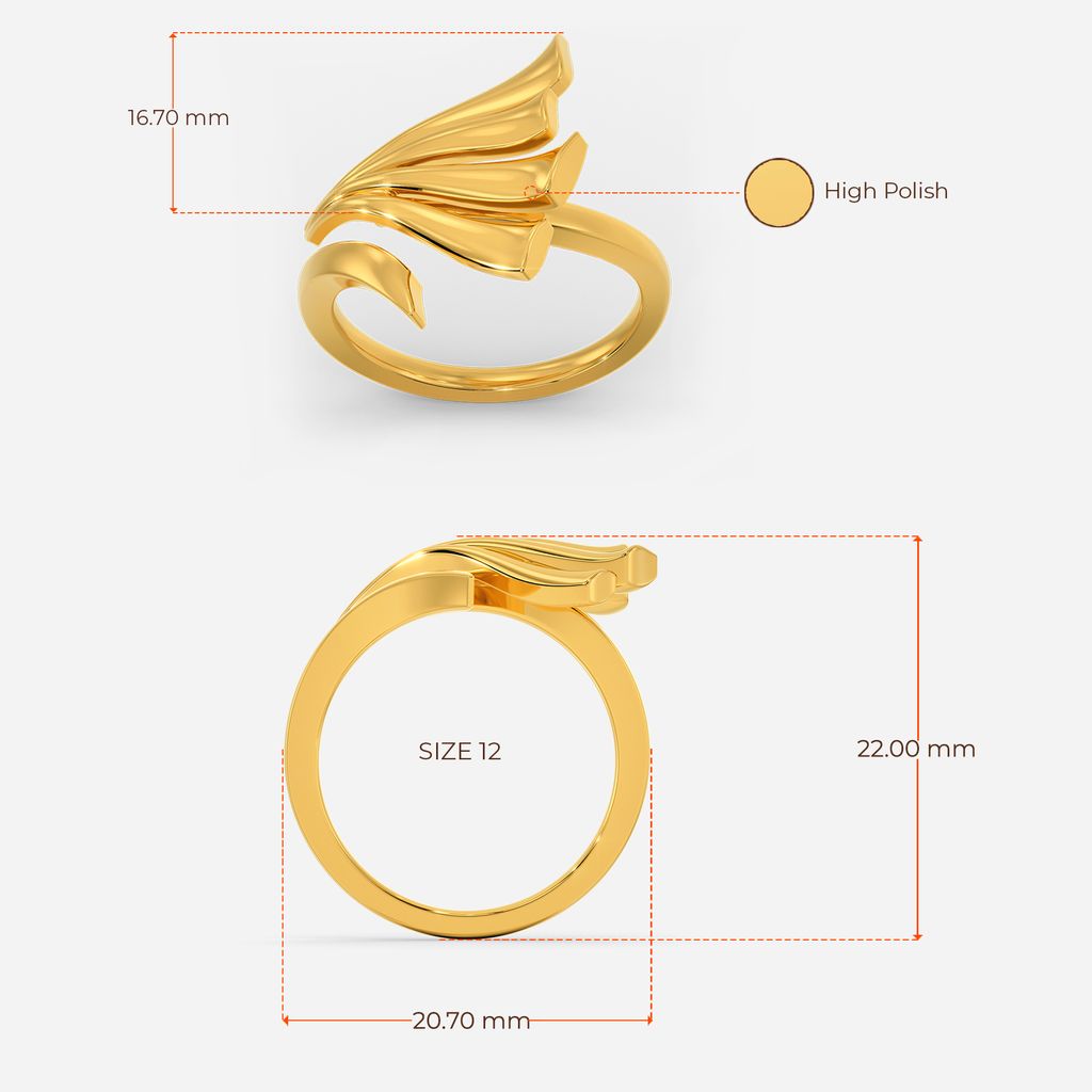 Sea Temptress Gold Rings image