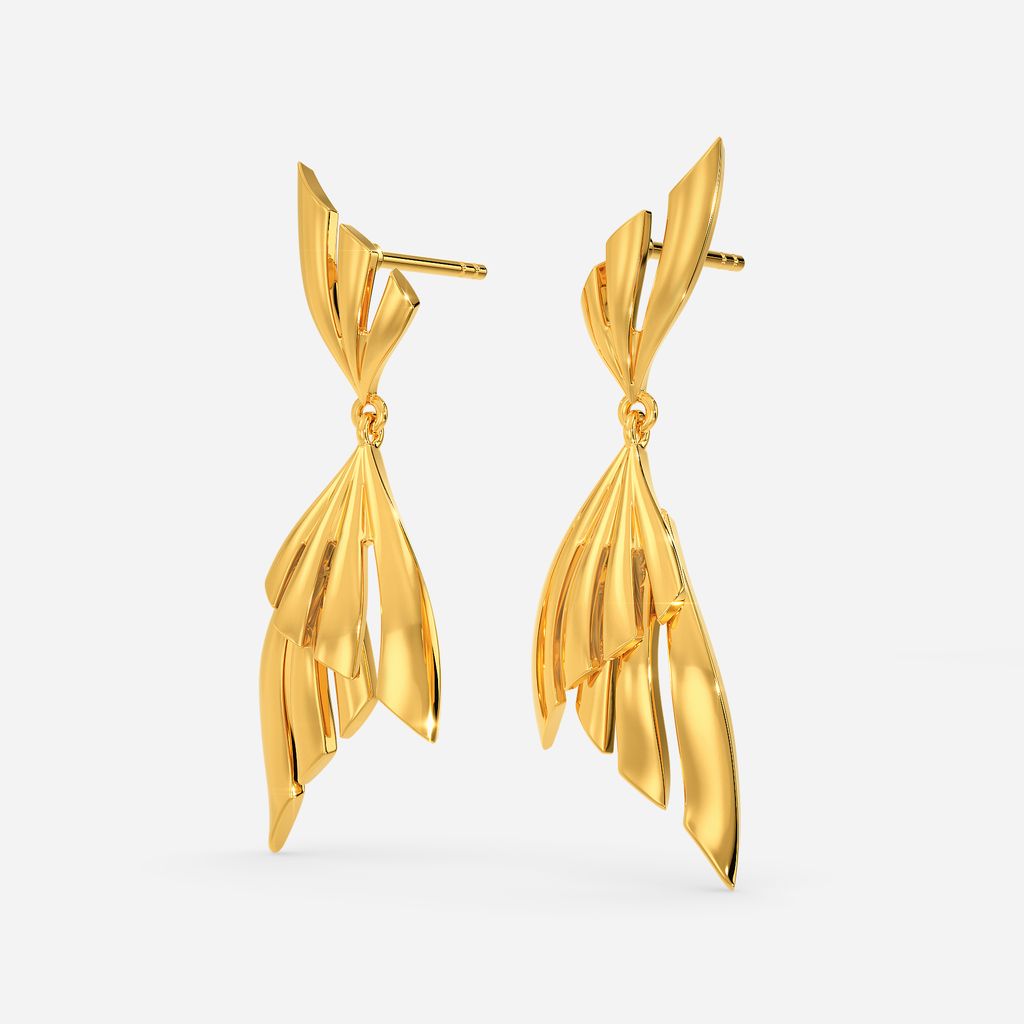 Boundless Ocean Gold Earrings