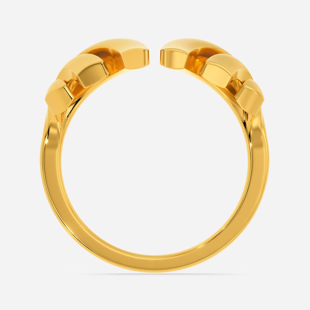 Boundless Ocean Gold Rings image