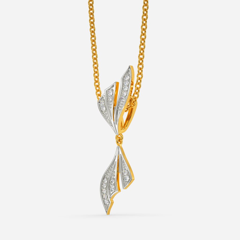Aqua Fins Diamond Pendants