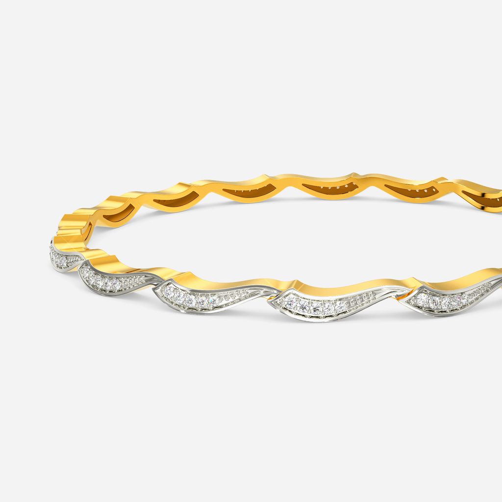 Aqua Fins Diamond Bangles