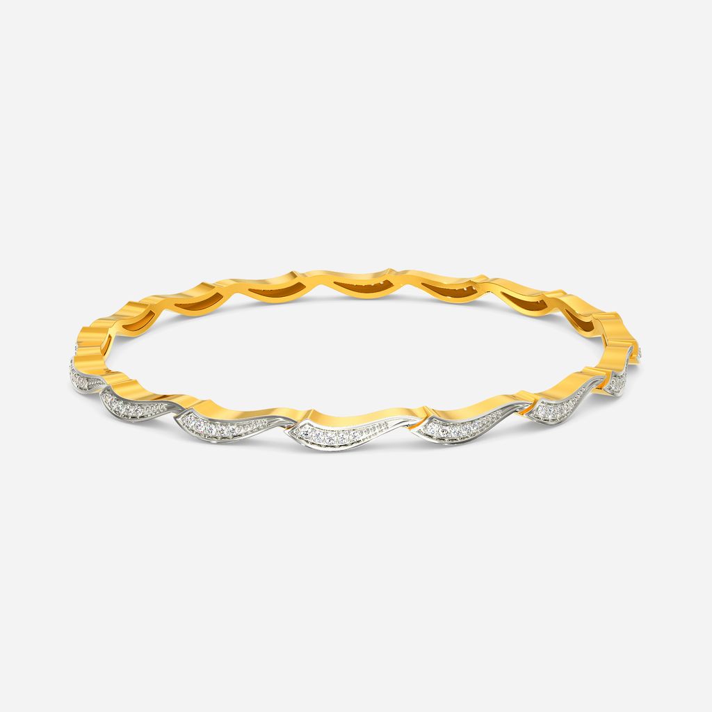 Aqua Fins Diamond Bangles