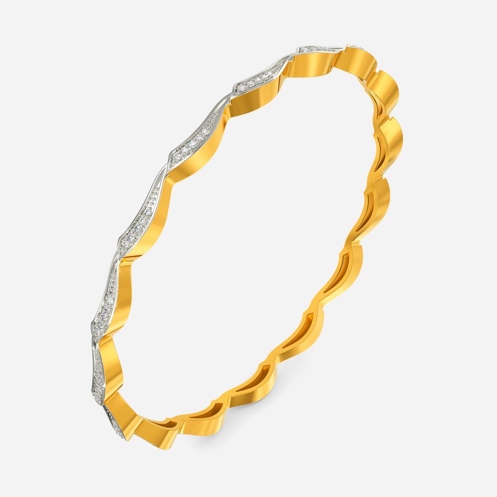 Aqua Fins Diamond Bangles