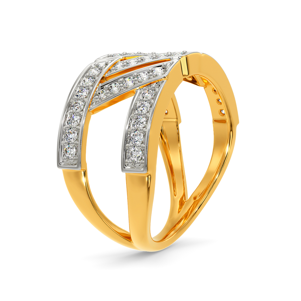 Stripes of Wonder Diamond Rings image