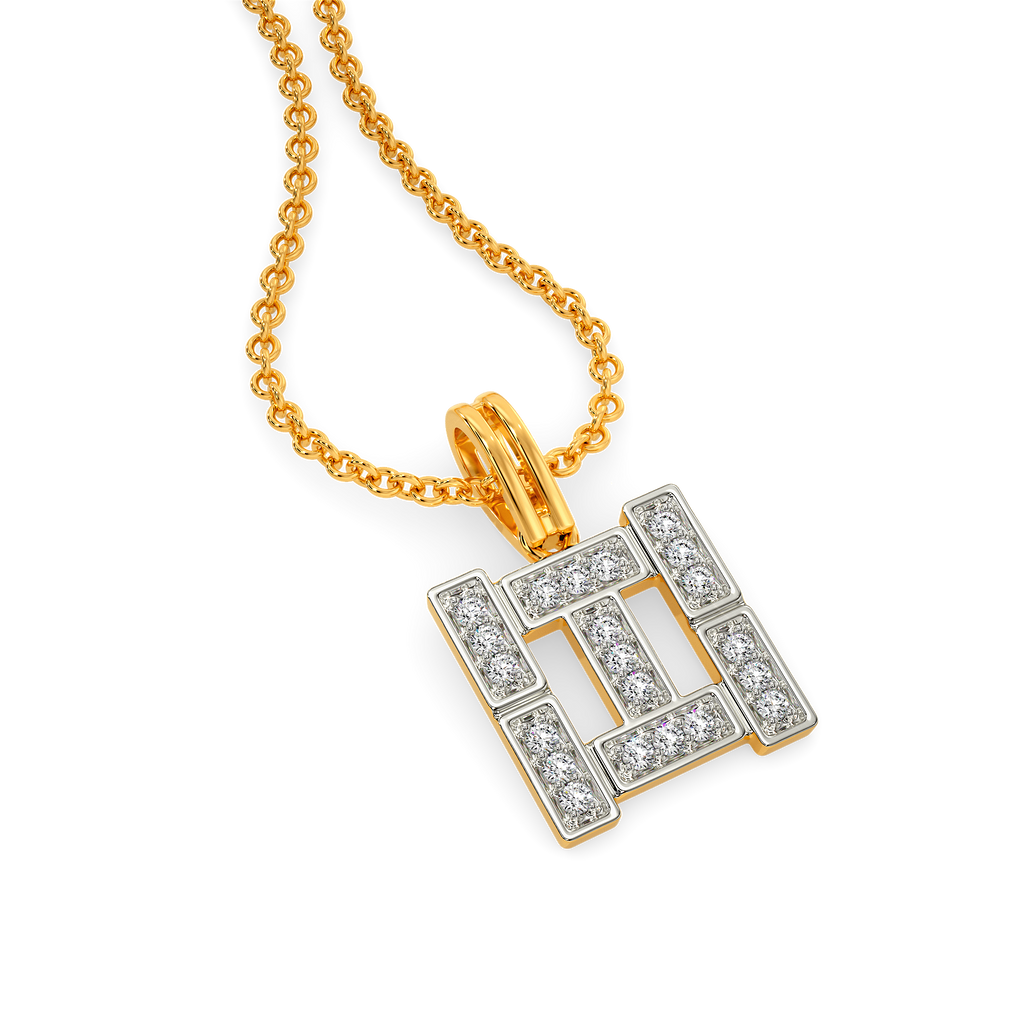 In a Stripe Moment Diamond Pendants