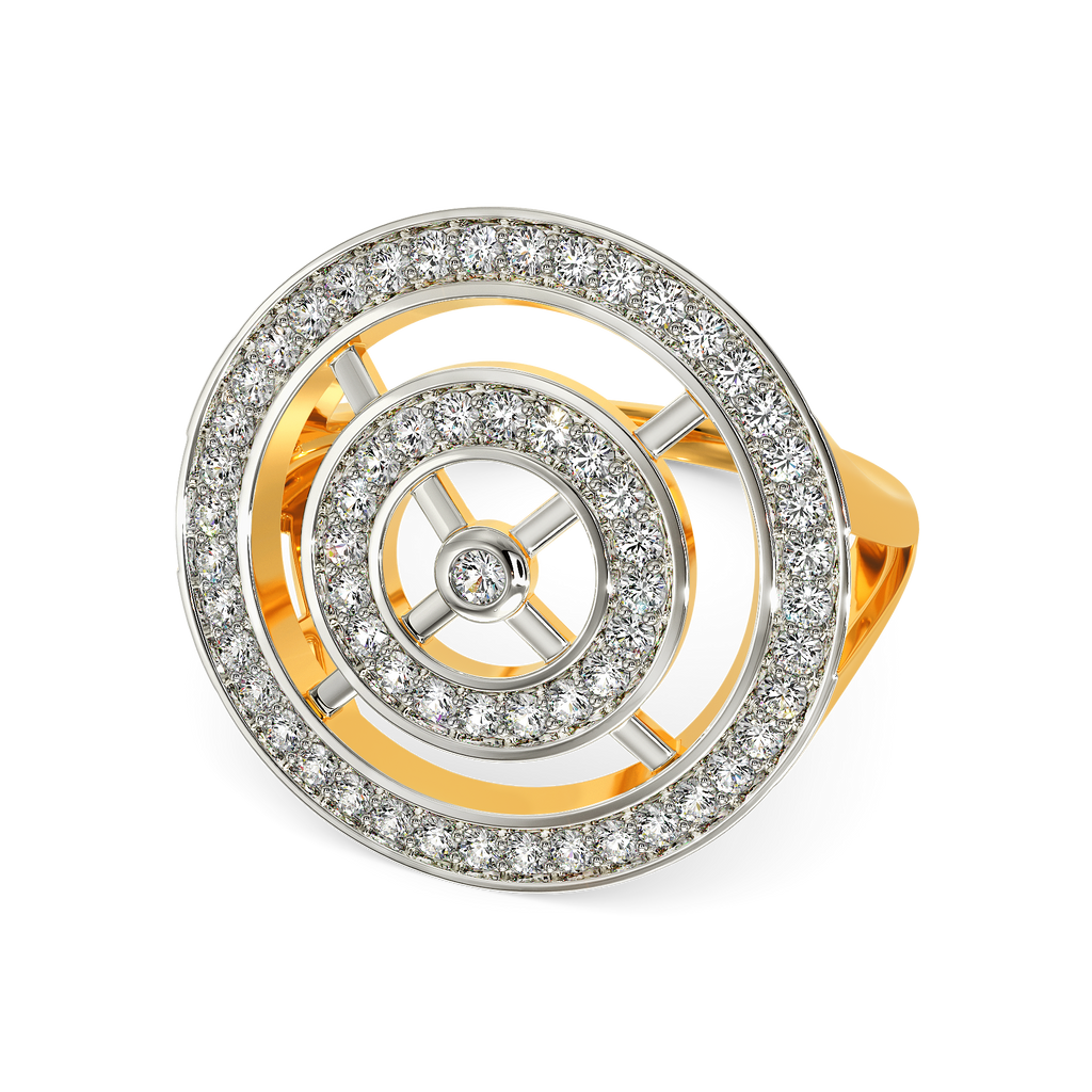 Dramatic Stripes Diamond Rings alternate view 2