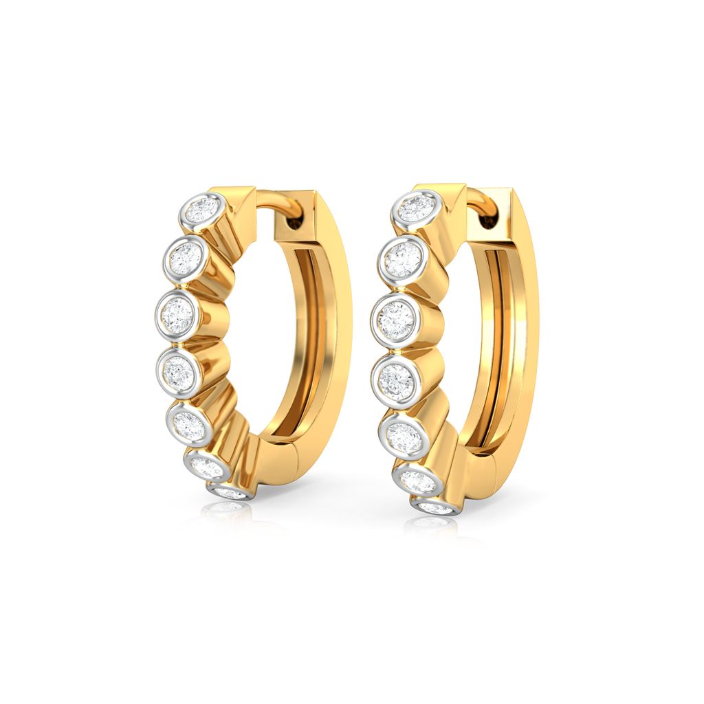 Endless Loop Diamond Earrings