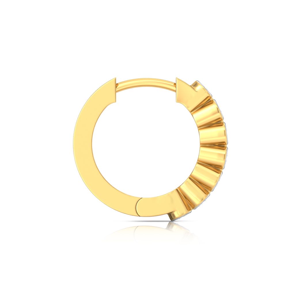 Endless Loop Diamond Earrings