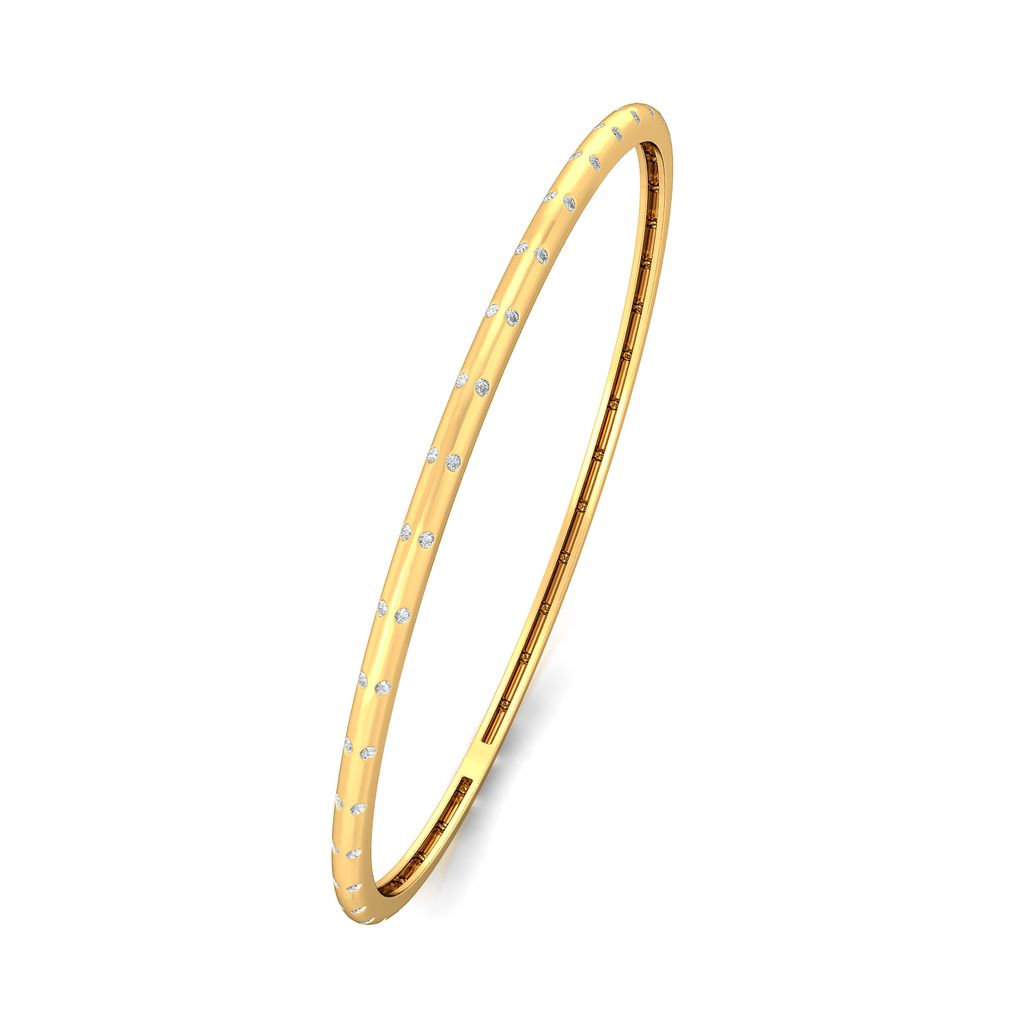 Hint of Bling Diamond Bangles