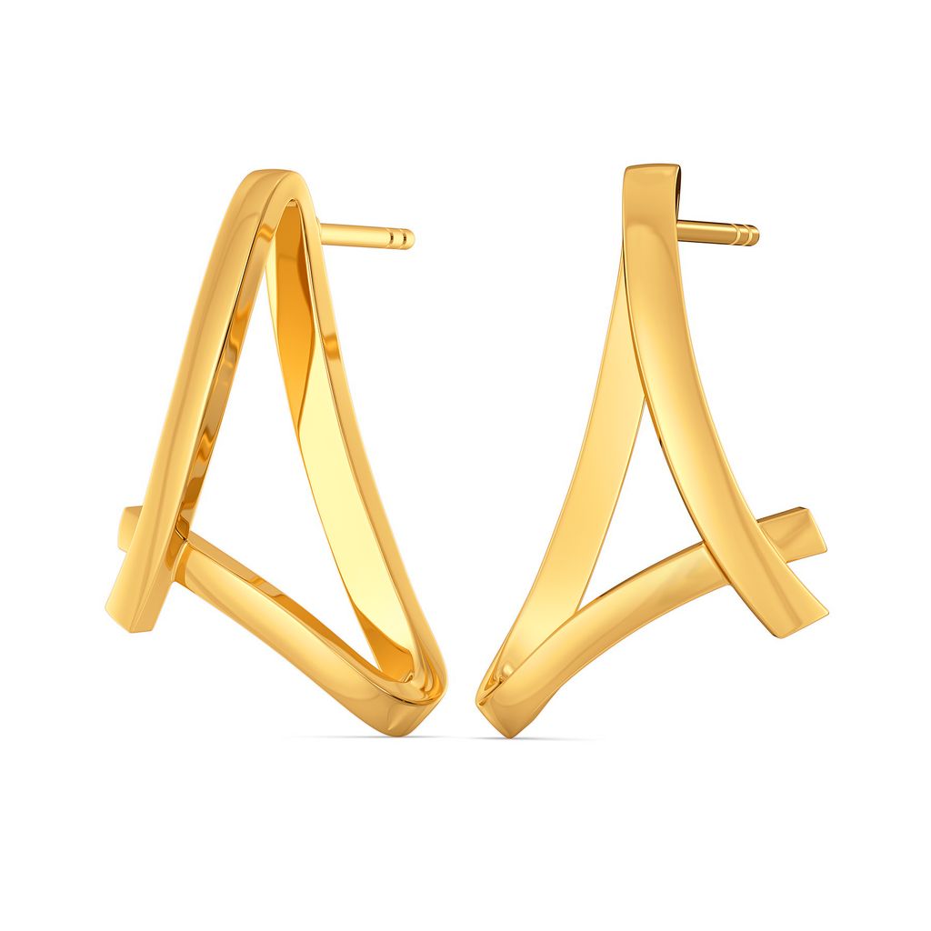Pivot Play Gold Earrings
