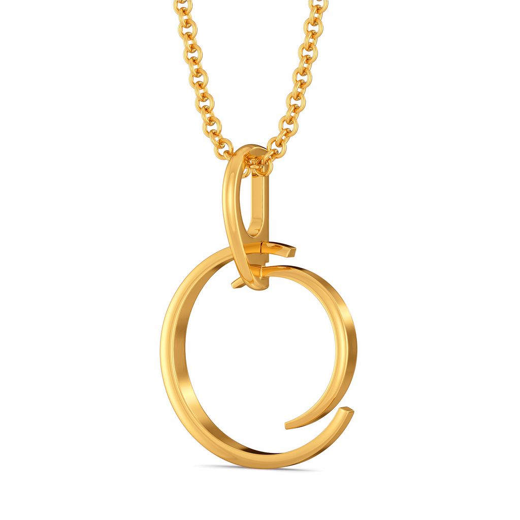 Whimsical Puffs Gold Pendants