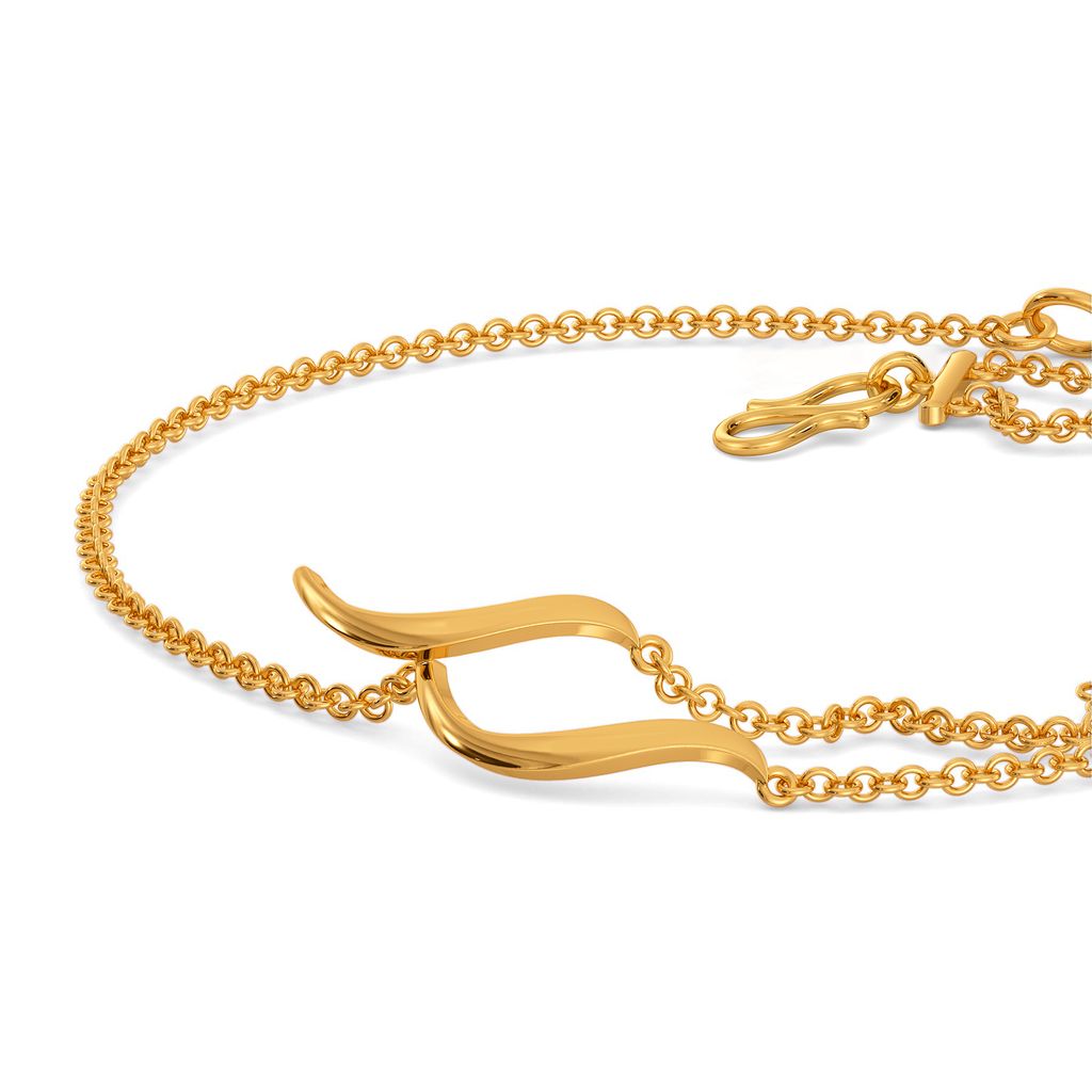 Extra Edgy Gold Bracelets