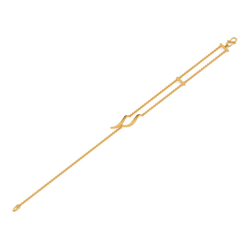 Extra Edgy Gold Bracelets