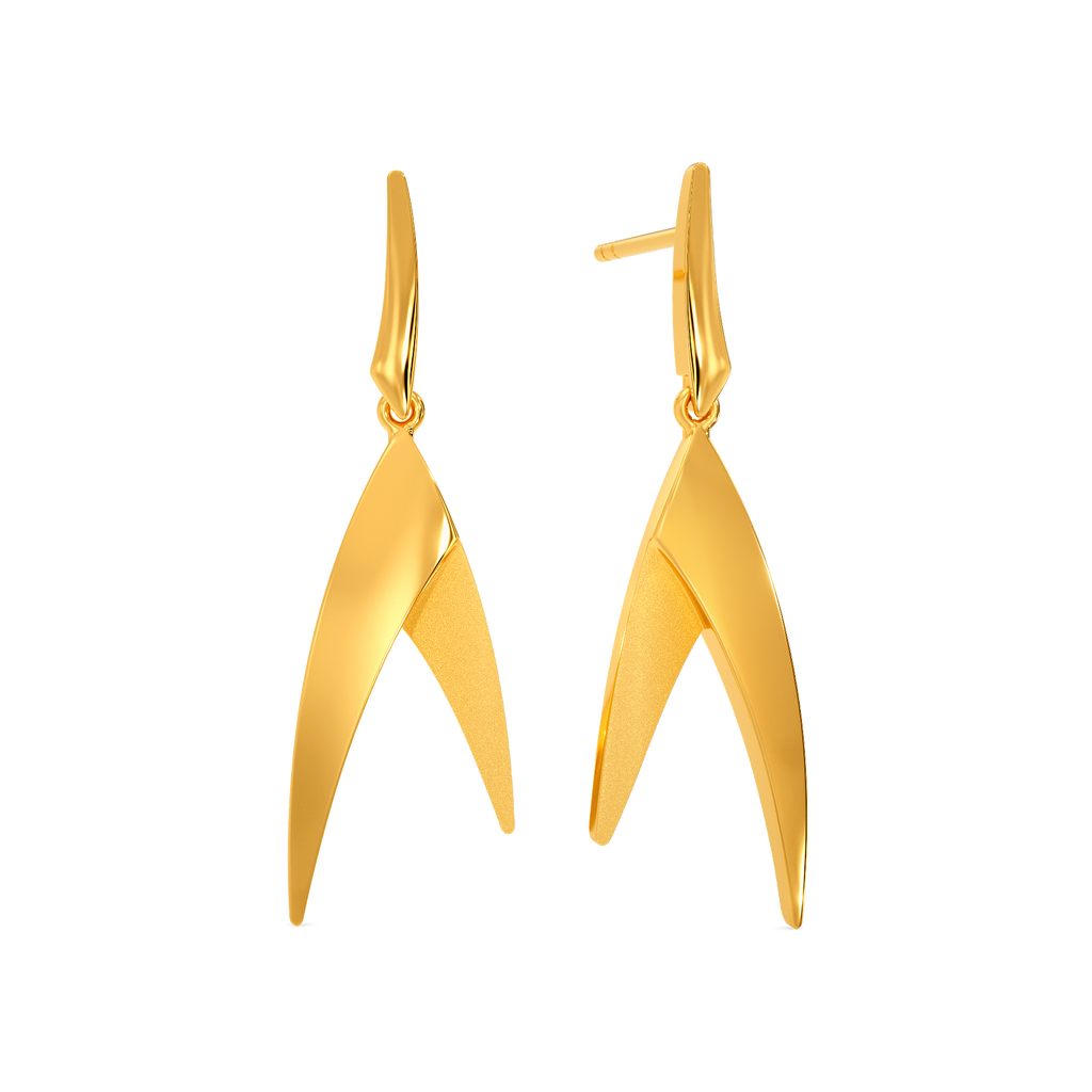 Boldest Bling Gold Earrings
