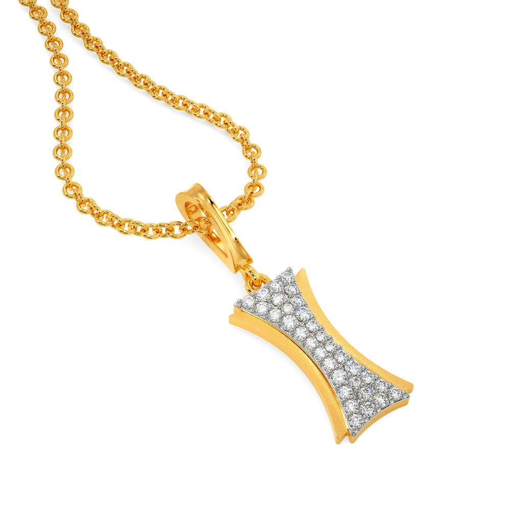 Edge Blaze Diamond Pendants