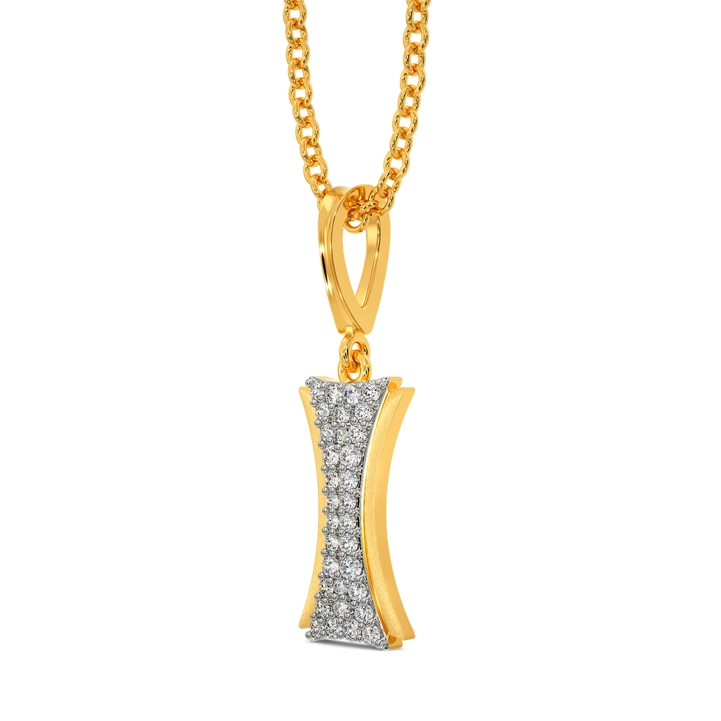 Edge Blaze Diamond Pendants