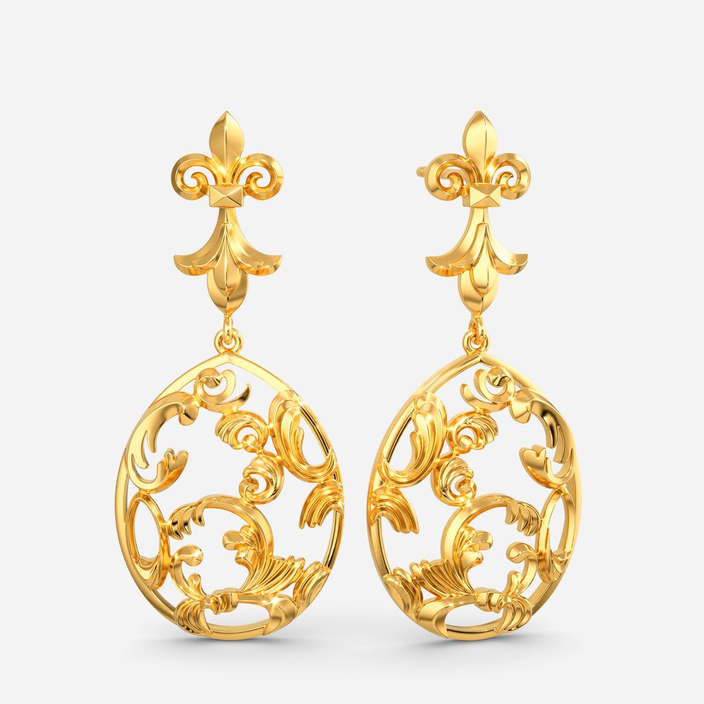 Once Upon a Time Gold Earrings