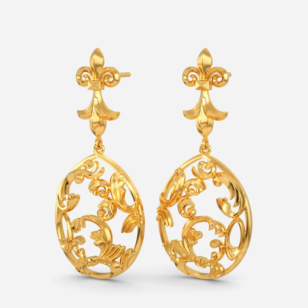 Once Upon a Time Gold Earrings