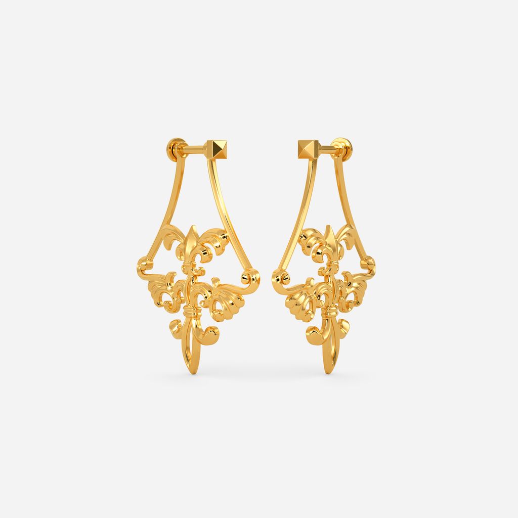 Happily Ever After Gold Earrings