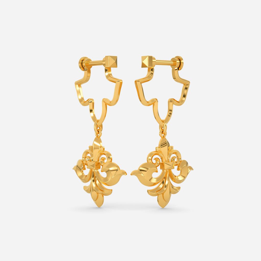 Pixie Dust Sprinkle Gold Earrings