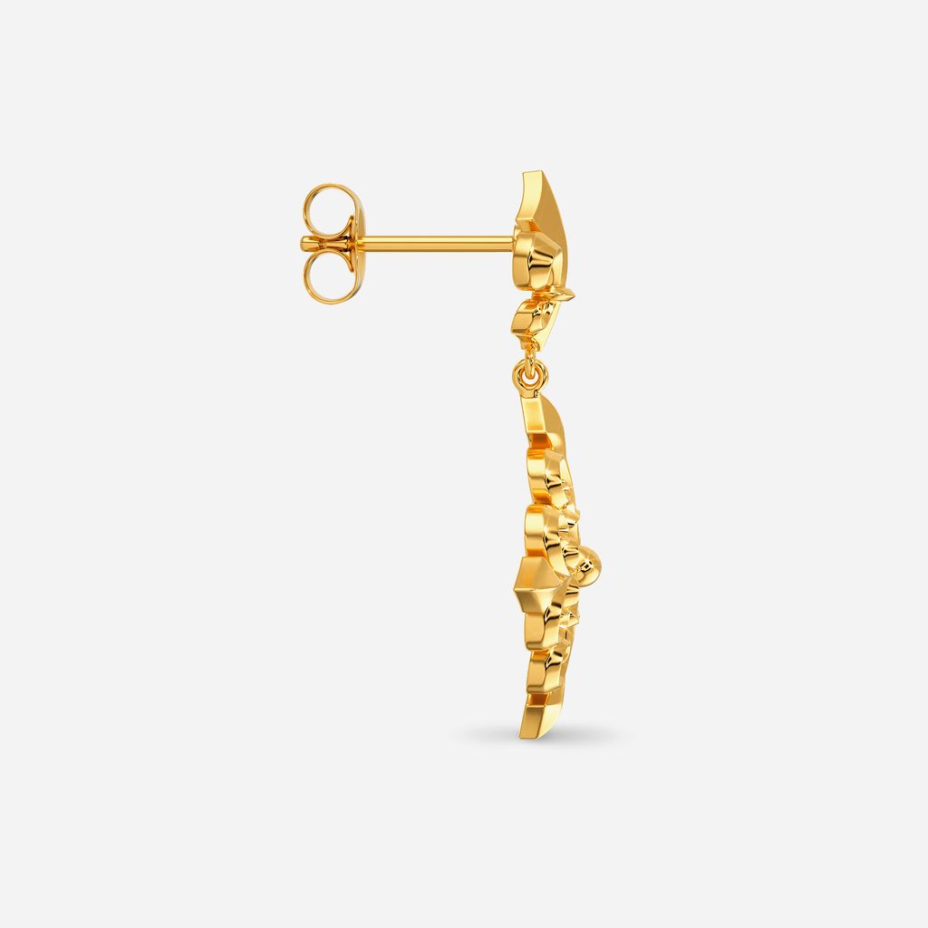 Glass Slippers Gold Earrings